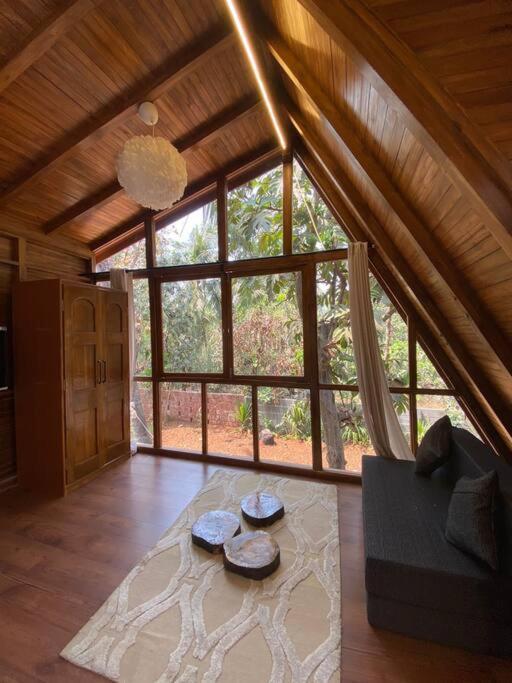 Mangifera Treehouse-Elixir Beach Farm-Jacuzzi-Cozy Villa Alībāg Dış mekan fotoğraf